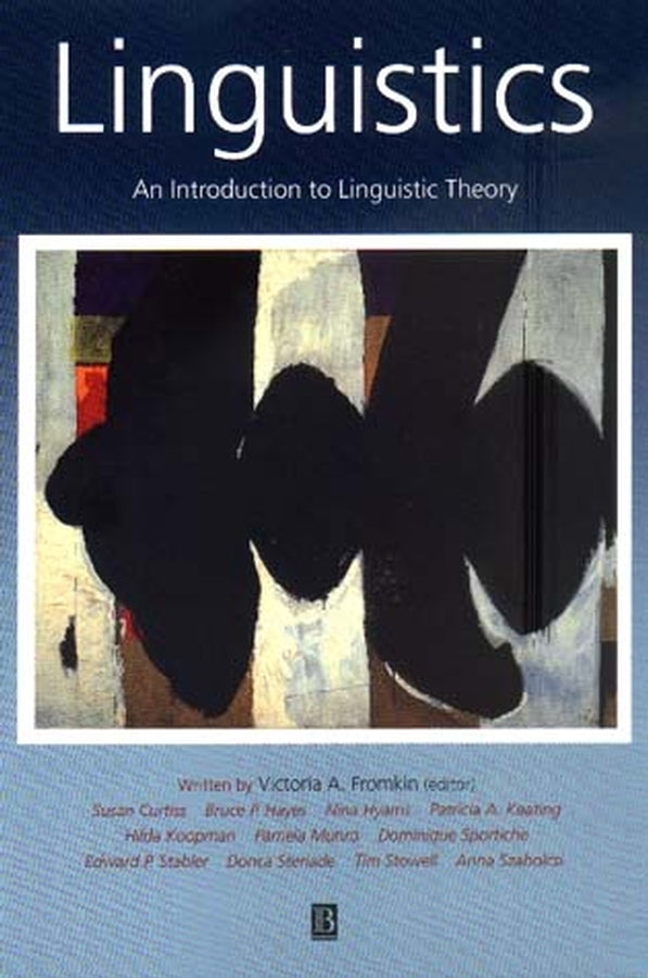 Linguistics – An Introduction to Linguistic Theory (Paperback / softback) 9780631197119
