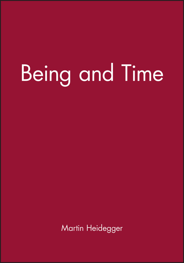 Being and Time (Paperback / softback) 9780631197706