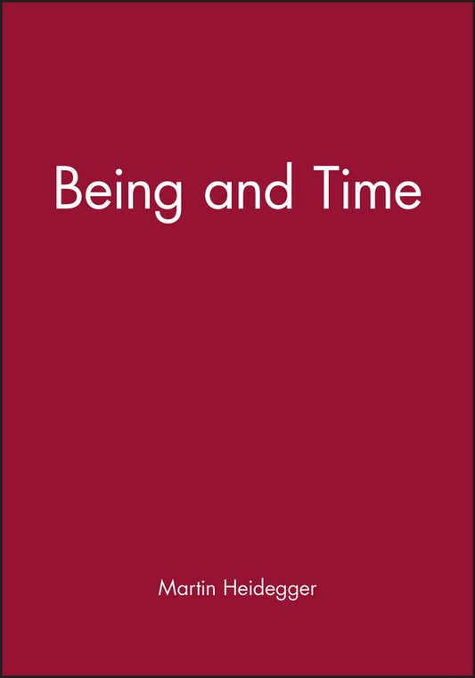 Being and Time (Paperback / softback) 9780631197706