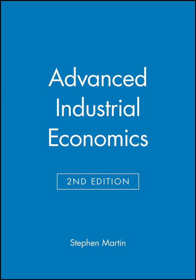 Advanced Industrial Economics 2e (Paperback / softback) 9780631217572