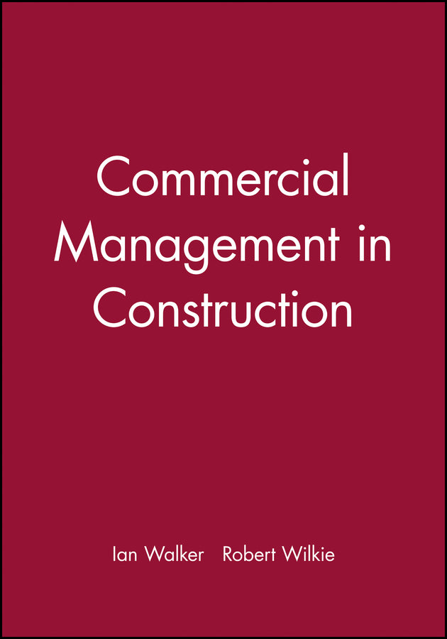 Commercial Management in Construction (Paperback / softback) 9780632058273