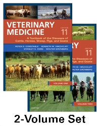 Veterinary Medicine; A textbook of the diseases of cattle, horses, sheep, pigs and goats - two-volume set () 9780702052460