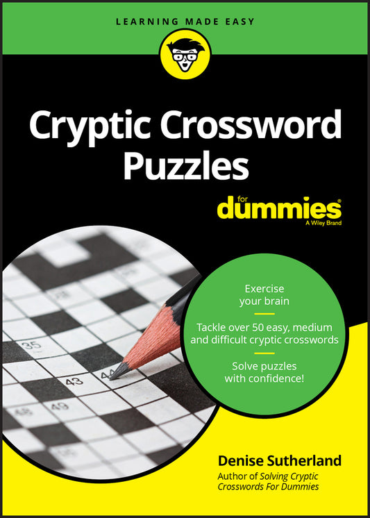 Cryptic Crossword Puzzles For Dummies (Paperback / softback) 9780730384755