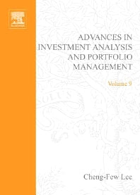 Advances in Investment Analysis and Portfolio Management (Hardback) 9780762308873