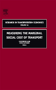 Measuring the Marginal Social Cost of Transport (Hardback) 9780762310067