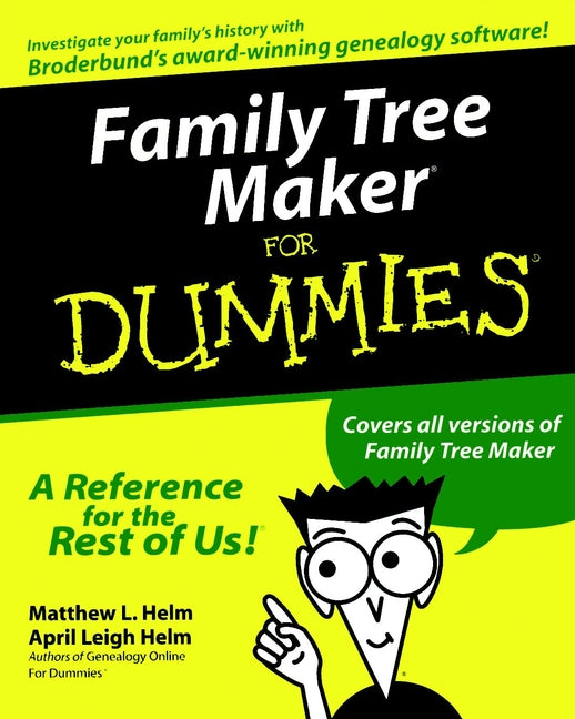 Family Tree Maker for Dummies (Paperback / softback) 9780764506611