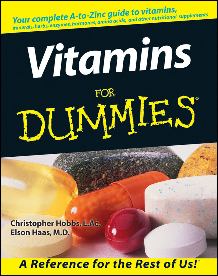 Vitamins For Dummies (Paperback / softback) 9780764551796