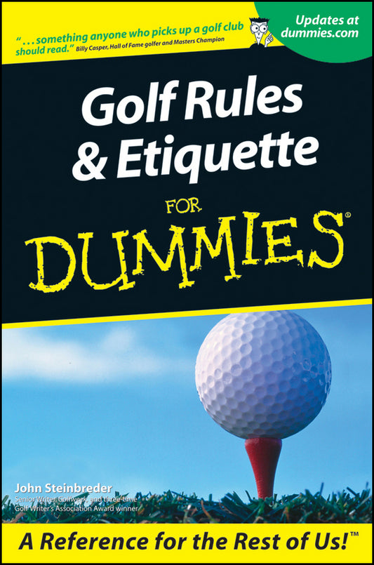 Golf Rules & Etiquette For Dummies (Paperback / softback) 9780764553332