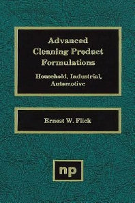 Advanced Cleaning Product Formulations, Vol. 1 (Hardback) 9780815511861