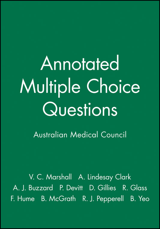 Annotated Multiple Choice Questions (Paperback / softback) 9780867933772