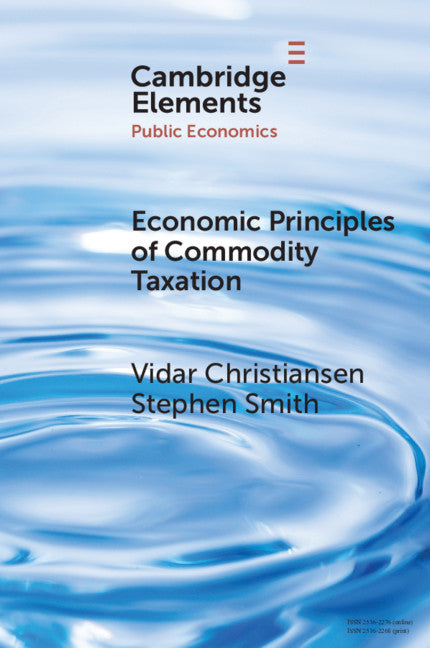 Economic Principles of Commodity Taxation (Paperback / softback) 9781009002028