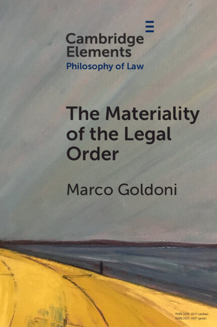 The Materiality of the Legal Order (Paperback / softback) 9781009009669