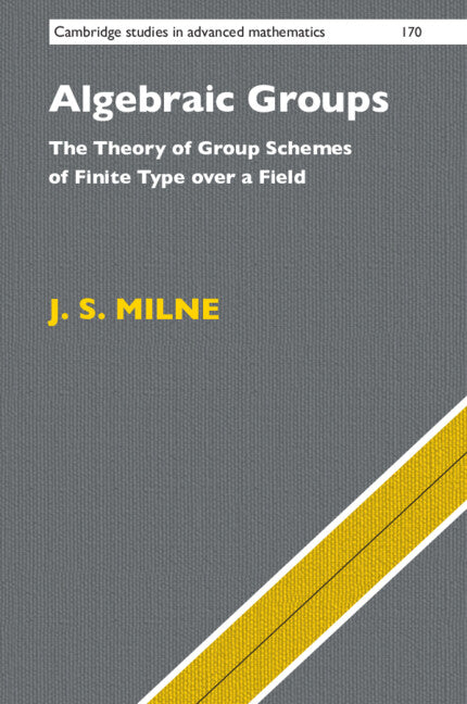 Algebraic Groups; The Theory of Group Schemes of Finite Type over a Field (Paperback / softback) 9781009018586