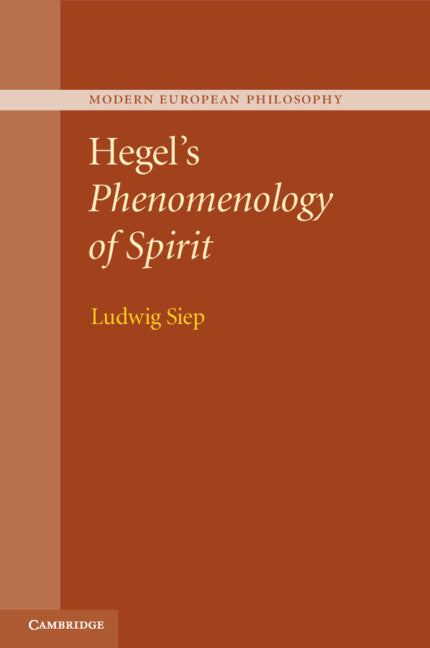 Hegel's Phenomenology of Spirit (Paperback / softback) 9781009018760