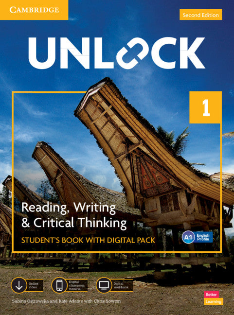 Unlock Level 1 Reading, Writing and Critical Thinking Student's Book with Digital Pack (Multiple-component retail product) 9781009031387