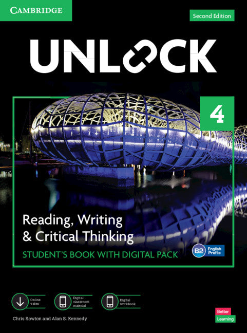 Unlock Level 4 Reading, Writing and Critical Thinking Student's Book with Digital Pack (Multiple-component retail product) 9781009031417
