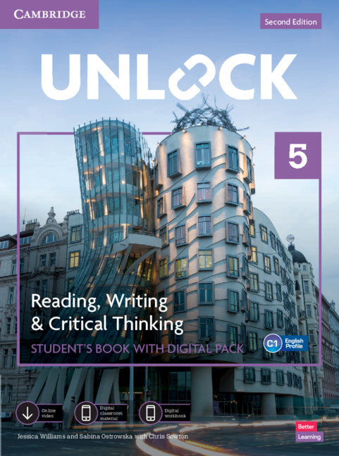 Unlock Level 5 Reading, Writing and Critical Thinking Student's Book with Digital Pack (Multiple-component retail product) 9781009031448