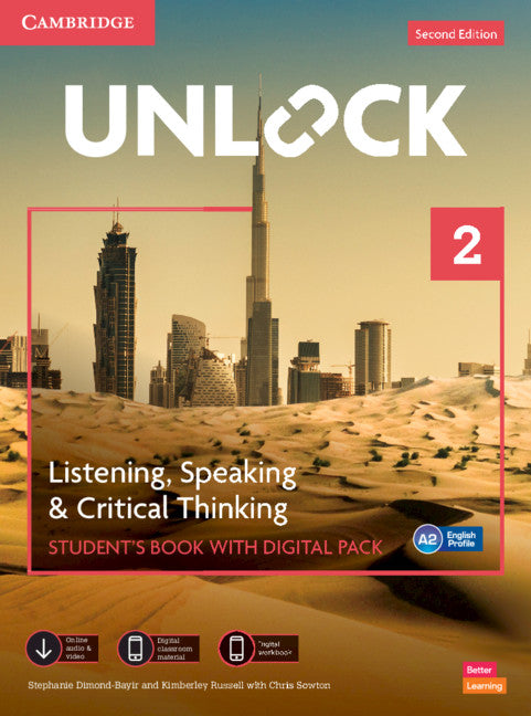 Unlock Level 2 Listening, Speaking and Critical Thinking Student's Book with Digital Pack (Multiple-component retail product) 9781009031462