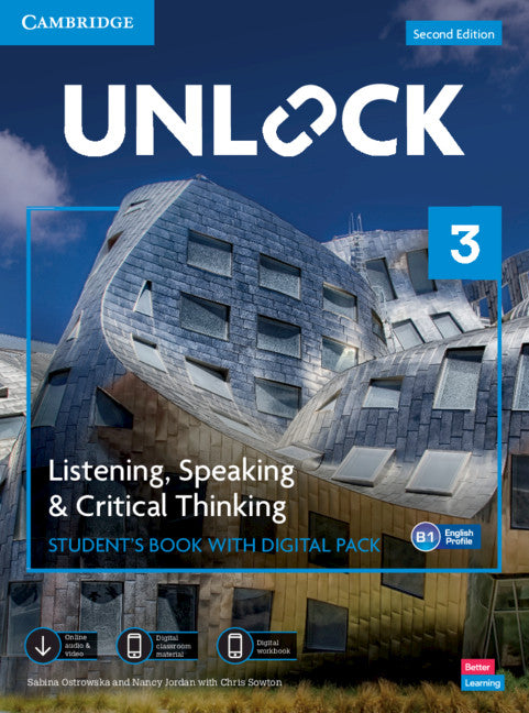 Unlock Level 3 Listening, Speaking and Critical Thinking Student's Book with Digital Pack (Multiple-component retail product) 9781009031479