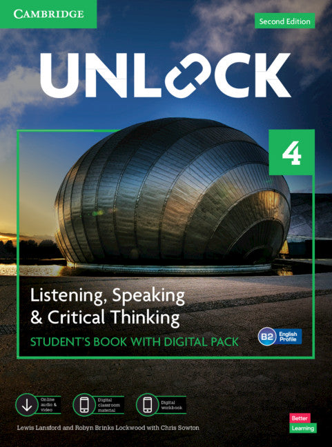 Unlock Level 4 Listening, Speaking and Critical Thinking Student's Book with Digital Pack (Multiple-component retail product) 9781009031486