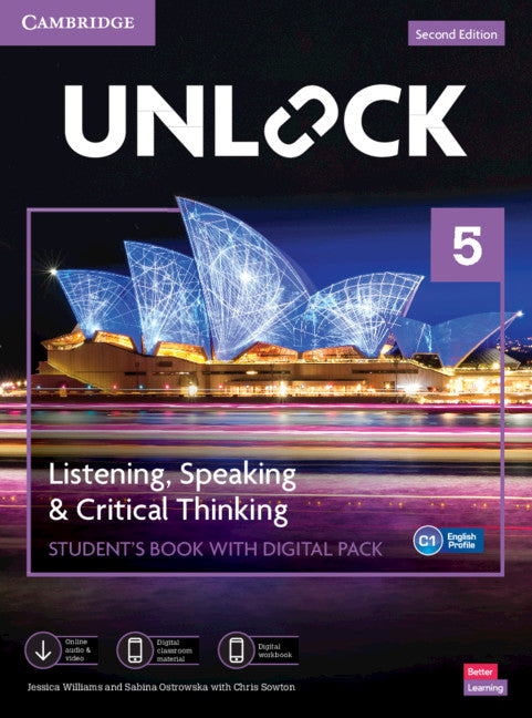 Unlock Level 5 Listening, Speaking and Critical Thinking Student's Book with Digital Pack (Multiple-component retail product) 9781009031493