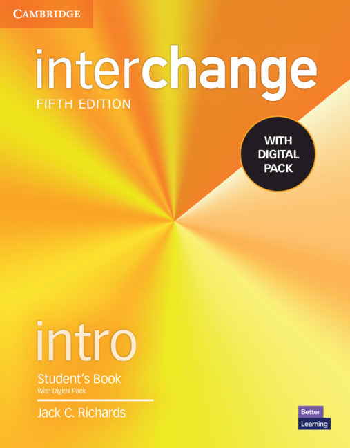 Interchange Intro Student's Book with Digital Pack (Multiple-component retail product) 9781009040556