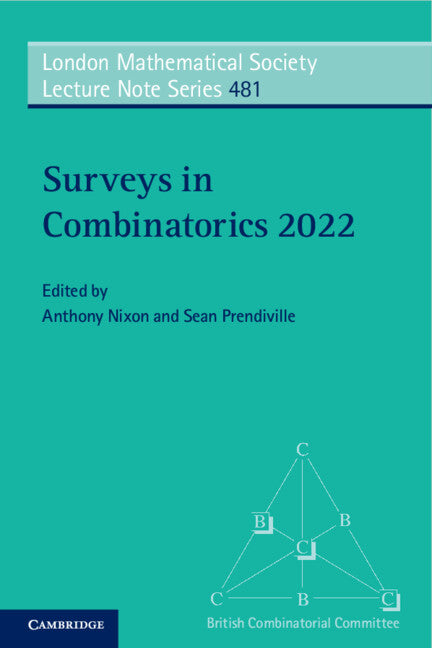 Surveys in Combinatorics 2022 (Paperback / softback) 9781009096225