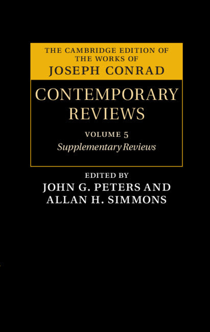 Joseph Conrad: Contemporary Reviews (Hardback) 9781009100199