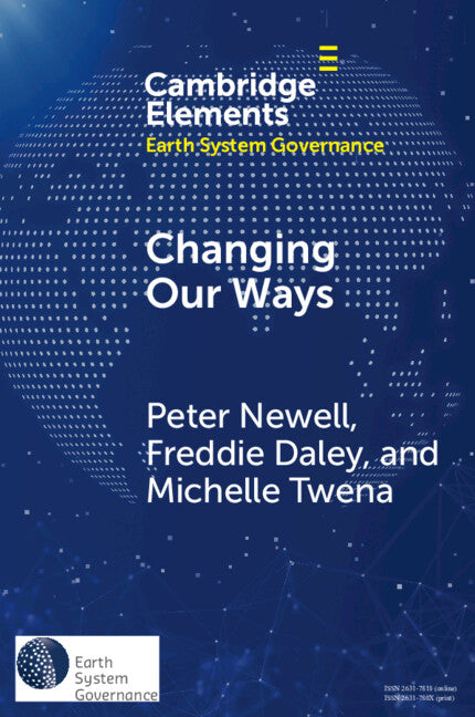 Changing Our Ways; Behaviour Change and the Climate Crisis (Paperback / softback) 9781009108492