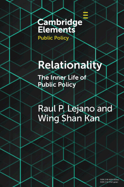 Relationality; The Inner Life of Public Policy (Paperback / softback) 9781009113199