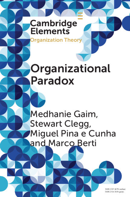 Organizational Paradox (Paperback / softback) 9781009124348