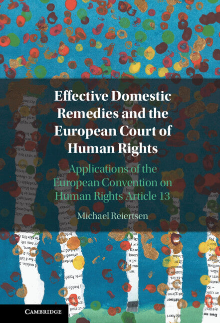 Effective Domestic Remedies and the European Court of Human Rights; Applications of the European Convention on Human Rights Article 13 (Hardback) 9781009153546