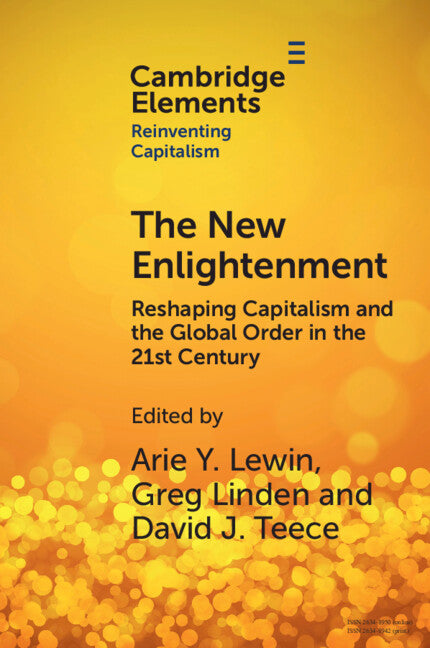 The New Enlightenment; Reshaping Capitalism and the Global Order in the 21st Century (Paperback / softback) 9781009258630