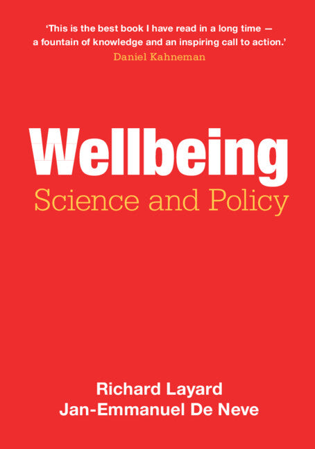 Wellbeing; Science and Policy (Hardback) 9781009298926