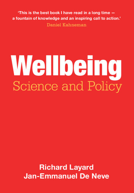 Wellbeing; Science and Policy (Paperback / softback) 9781009298940