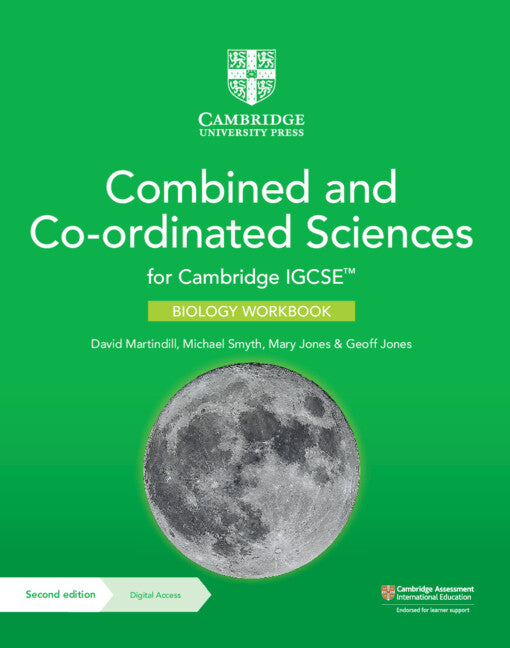 Cambridge IGCSE™ Combined and Co-ordinated Sciences Biology Workbook with Digital Access (2 Years) (Multiple-component retail product) 9781009311304