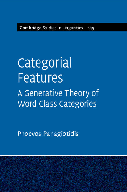 Categorial Features (Paperback / softback) 9781009342438