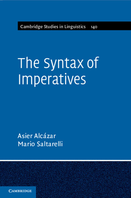 The Syntax of Imperatives (Paperback / softback) 9781009342445