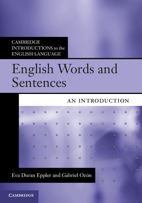 English Words and Sentences; An Introduction (Hardback) 9781107001329