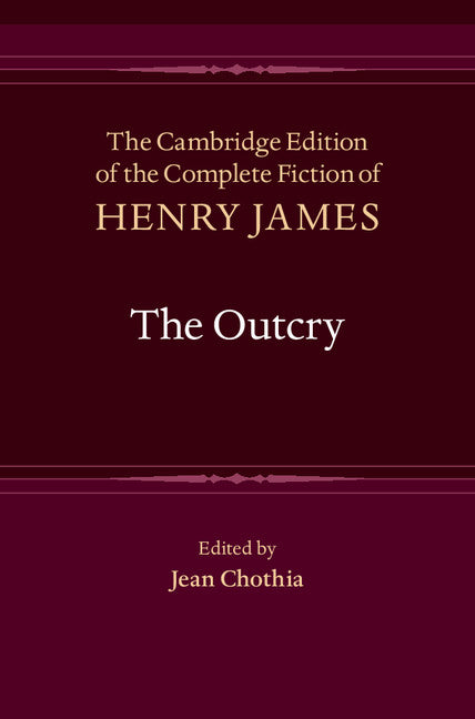 The Outcry (Hardback) 9781107002692