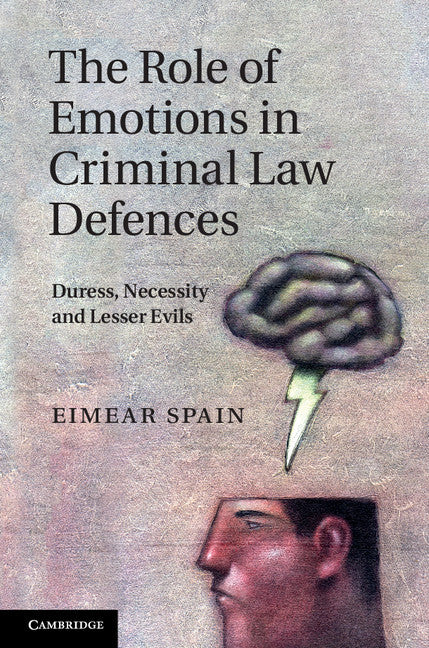 The Role of Emotions in Criminal Law Defences; Duress, Necessity and Lesser Evils (Hardback) 9781107008182