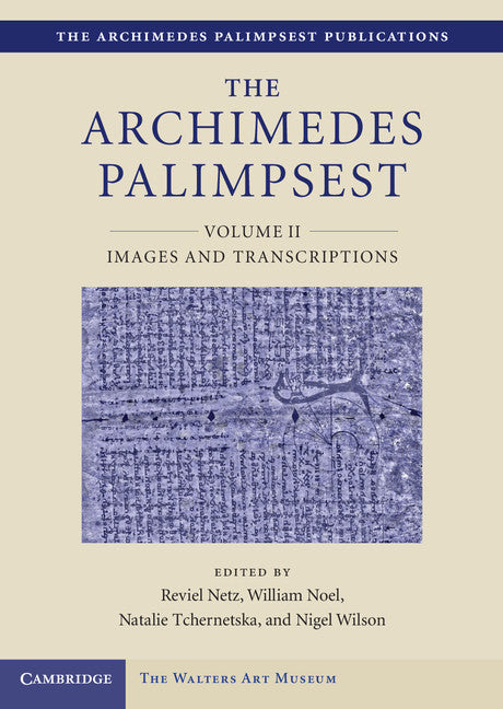 The Archimedes Palimpsest (Hardback) 9781107014374