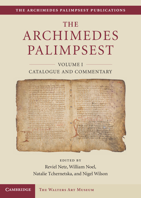 The Archimedes Palimpsest (Hardback) 9781107014572