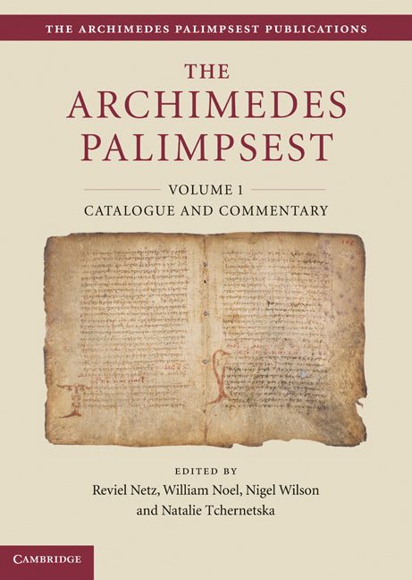 The Archimedes Palimpsest 2 Volume Set () 9781107016842