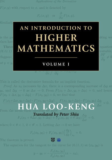 An Introduction to Higher Mathematics 2 Volume Set () 9781107020016