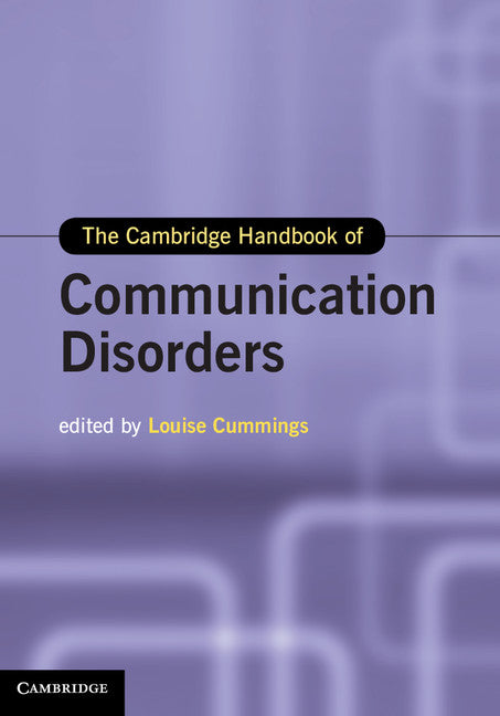 The Cambridge Handbook of Communication Disorders (Hardback) 9781107021235