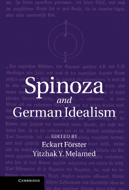 Spinoza and German Idealism (Hardback) 9781107021983