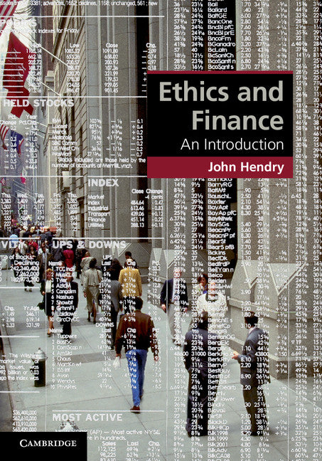 Ethics and Finance; An Introduction (Hardback) 9781107024229