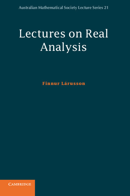 Lectures on Real Analysis (Hardback) 9781107026780