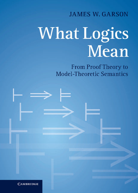 What Logics Mean; From Proof Theory to Model-Theoretic Semantics (Hardback) 9781107039100